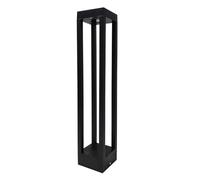 LED ATOMANT Balizas Exterior Jardin 7W, color blanco frio 6500K, IP67 Impermeable, 750LM Poste de iluminacion LED negro antracita de metal para Caminos