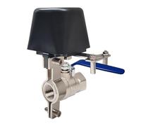 LED ATOMANT Controlador de Valvula de Agua/Gas Inteligente Wi-Fi, Llave de Paso/riego inalambrica, Control App Smart Life o Tuya, Alexa y Google Home, Para valvula de hasta 1 1/2 pulgadas