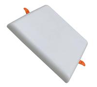 LED ATOMANT Downlight LED Panel Cuadrado 36W, Corte Ajustable (60-210mm), Color Blanco Calido (3000K), 3300 lumenes, Sin Marco