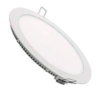LED ATOMANT Downlight LED Panel Redondo Plano, Corte 280mm, 24W, Color Blanco Frio (6500K), 2200 Lumenes