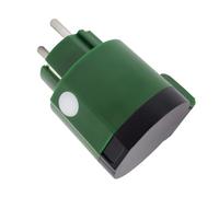 LED ATOMANT Enchufe Inteligente Exterior 16A, Enchufe Redondo Verde Wifi IP44, Smart Life y Tuya, Compatible con Alexa y Google Assistant