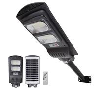 LED ATOMANT Farola Solar Exterior LED 100W, Color Blanco Frio, IP65, con Sensor de Movimiento y Mando, Farolas LED Exterior Solares Potente para Jardin y Calle, Incluye soporte