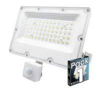 LED ATOMANT Foco Proyector LED 20W con Sensor de Movimiento, Color Blanco Frio (6500K), Impermeable IP65, 2636 Lumenes, Luces LED Exterior