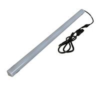 LED ATOMANT Lampara Aplique LED 7w. Kit en Angulo (90 Grados) Para Montaje en Bajo Cocinas, Alacenas, Armarios, Pasillos, etc. Color Blanco Frio (6500K). 680 Lumenes. Tira LED Rigida.