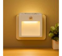 LED ATOMANT Luz LED Nocturna Infantil con Sensor de Movimiento y Crepuscular, 1W, Regulable, 2 Tonos de Color Blanco (3000K/6500K)