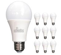 LED ATOMANT Pack 10x Bombilla LED E27 A60 10W. Color Frio (6500K). 820 Lumenes. Casquillo grueso.