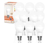 LED ATOMANT Pack 10x Bombilla LED E27 A60 12W, Color Blanco Neutro (4500K), 1300 Lumenes, Casquillo grueso, Equivalente a 120W tradicional, No regulable