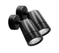 LED ATOMANT Pack 2x Aplique de Pared LED 10W, Orientable y Direccionable, IP65, Interior y Exterior, 800 Lumenes, Color Blanco Neutro (4500K), Cuerpo de Aluminio, Facil Instalacion en Pared o Techo