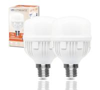 LED ATOMANT Pack 2x Bombilla LED E27 T70 22W, Color Blanco Frio (6500K), 2330 Lumenes, Equivalente a 230W tradicional
