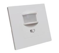 LED ATOMANT Pack 2X Detector de Movimiento Empotrable de Pared, con Sensor Luminico Regulable, Alcance 10m, Medidas Standard compatibles Caja Pared, para LED