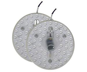 LED ATOMANT Pack 2x Disco Plafon LED imantado para convertir en Downlight LED 24W, (Blanco Neutro 4500K), 2160 Lumenes