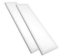 LED ATOMANT Pack 2x Kit Soporte Para Superficie + Panel LED 120x30cm 48W, CCT (Selector de Color Blanco Calido, Neutro y Frio), 5000 Lumenes, Driver incluido