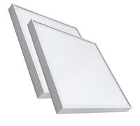 LED ATOMANT Pack 2x Kit Soporte Para Superficie + Panel LED 60x60cm 48W, CCT (Selector de Color Blanco Calido, Neutro y Frio), 5000 Lumenes, Driver incluido