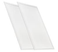 LED ATOMANT Pack 2x Panel LED Empotrable 60x30cm 36W, CCT (Selector de Color Blanco Calido, Neutro y Frio), 4000 Lumenes, Driver incluido