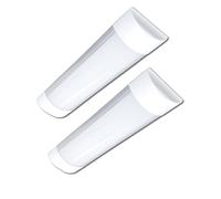 LED ATOMANT Pack 2x Pantalla Luminaria LED integrado, 30cm 9W, CCT (Selector de Color Blanco Calido, Neutro y Frio), 900 lumenes