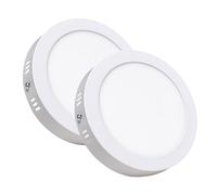 LED ATOMANT Pack 2x Plafon LED Redondo Superficie 170mm 12W, CCT (Selector de Color Blanco Calido, Neutro y Frio), 1100 Lumenes, Driver incluido