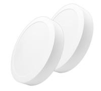 LED ATOMANT Pack 2x Plafon LED Redondo Superficie 225mm, 18W, Color Blanco Frio (6500K), 1650 Lumenes, Driver integrado, Para Techo Cocina Baño