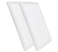 LED ATOMANT Pack 2x Plafon Superficie Panel LED 60x30cm 36W, CCT (Selector de Color Blanco Calido, Neutro y Frio), 4000 Lumenes, Driver incluido