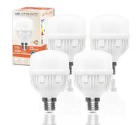 LED ATOMANT Pack 4x Bombilla LED E27 T70 22W, Color Blanco Frio (6500K), 2330 Lumenes, Equivalente a 230W tradicional
