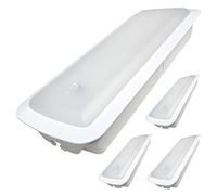 LED ATOMANT Pack 4x Luz de Emergencia LED Empotrable o Superficie con AUTOTEST, 3 Horas de Autonomía. Dos Funciones, Función No Permanente 3W 200 Lúmenes, Función Permanente 7W 600 Lúmenes