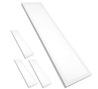 LED ATOMANT Pack 4x Plafon LED Panel Superficie 120x30cm 48W, CCT (Selector de Color Blanco Calido, Neutro y Frio), 5000 Lumenes, Driver incluido