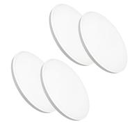 LED ATOMANT Pack 4x Plafon LED Redondo 24W, RGB, CCT Regulable 3000K-6500K, Control Remoto Incluido, Luz Personalizable, Diseño Moderno, Facil Instalacion