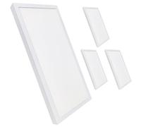 LED ATOMANT Pack 4x Plafon Superficie Panel LED 60x30cm 36W, CCT (Selector de Color Blanco Calido, Neutro y Frio), 4000 Lumenes, Driver incluido