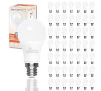 LED ATOMANT Pack 50x Bombilla LED E27 A65 15W, Color Blanco Calido (3000K), 1650 Lumenes, Casquillo grueso, Equivalencia 165W, No Regulable