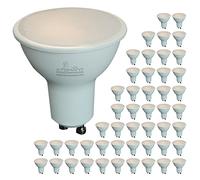 LED ATOMANT Pack 50x Bombilla LED GU10 7W Regulable. Color Blanco Neutro (4500K). 680 lumenes reales. 120 grados de apertura. Recambio bombillas 65W.