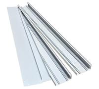 LED ATOMANT Pack 5X Soporte de Superficie para convertir Panel Slim 60x60cm. Color Marco Blanco. Fabricado en Aluminio. Kit para Techos. Convertir Panel led empotrar en Superficie facilmente.