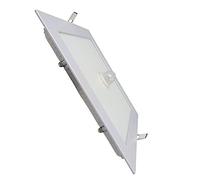 LED ATOMANT Panel LED Cuadrado Ultrafino 18W 220mm con sensor de movimiento y sensor crepuscular (MODO NOCHE), Color Blanco Frio (6500K), 1600 Lumenes, Downlight Empotrable