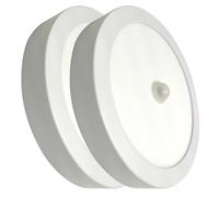 LED ATOMANT Plafón LED Redondo de Superficie 20W con Sensor de Movimiento y Sensor Crepuscular, 1800 lúmenes, Enciende Solo de Noche, Luz Blanca Fría 6500K, Encendido Automático, Ideal para Pasillos,