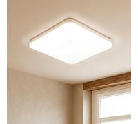 LED ATOMANT Plafon LED Techo, Panel Superficie 48x48cm 48W, CCT (Selector de Color Blanco Calido, Neutro y Frio), IP44, Lampara Techo 4800 Lumenes, Driver incluido, Para Techo Cocina Baño