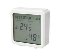 LED ATOMANT Termometro Higrometro Digital Sensor de Temperatura y Humedad WIFI con Pantalla LCD, Uso en Interior y Exterior, Control por App Smart Life, Compatible con Alexa y Google Home