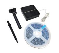 LED ATOMANT Tira LED Solar 5M Exterior Blanco Calido IP65, Luz Flexible y Resistente para Jardin, Terraza, Patio y Espacios Exteriores, Ideal para Decoracion Nocturna