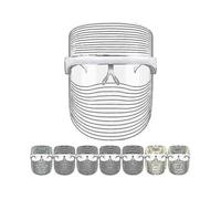Led Beauty Apparatus Photon Technology Facial Beauty Instrument Visible Face Beauty Mask Led Face Mask Light Therapy with Seven Colors Photon Lights F
