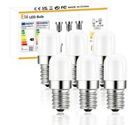 LED Blanco Cálido e14 1 W equivalente a 15 W, 120 lúmenes, Bombilla para Refrigerador y Máquina de Coser, Casquillo e14