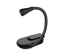 LED Book Light Eye Protection Adjustable Clip 360 Flip Study Lamp Rechargeable 3 Color for Travel Bedroom Reading A