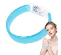 LED Bracelets, LED Flashing Bracelet, 2.95 Inch Glow Band with Grip, Resin Base with Detail, Party Utility Panel Hooks, Home Accessories for Girls Boys Women Men Concert Festival Birthday Celebration