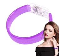 LED Bracelets - Multicolour Flashing Wristbands, Bright PP Light Up Party Accessories, Comfortable Glow Wearable Bands | Suitable For Girls Boys Women Men Festivals Birthdays Concerts Celebrations Eve
