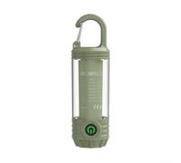 LED Camping Lantern 6 Modes USB Rechargeable Hook(ink green) | 6 light modes, white warm red, SOS signal, built-in hook, rechargeable port