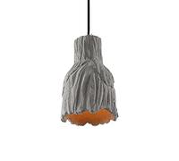 LED CANDELIERS, Lámpara de cemento de cemento colgante de granja industrial lámpara de techo minimalista, lámparas de suspensión rústica de gota para dormitorio isla de cocina de comedor en la cama