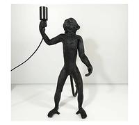 LED CANDELIERS, Lámpara de Mono Resina Negro Blanco Gold Derecho Izquierda Luz de Pared de Mono Compatible con la lámpara de Dormitorio Luces de Pared de Apliques Retro Lámpara de Pared, Vintage