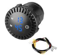 LED Car Interior Digital Clock - 12V 24V Panel Electronic Touch Display, Dashboard Use, Ideal Women Drivers | Commuting Urban Road Trips Adventure Short Travel Use, Car Clock, Digital Dashboard