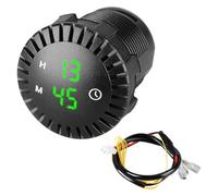 LED Car Interior Digital Clock - 12V 24V Panel Electronic Touch Display, Dashboard Use, Ideal Women Drivers | Commuting Urban Road Trips Adventure Short Travel Use, Car Clock, Digital Dashboard