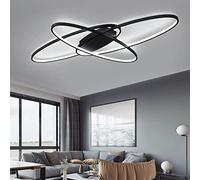 LED Ceiling Lights Fixture, Black Dimmable Chandelier,Living Room Lamp LED Ceiling Light Chic Ceiling Dimmable Ceiling Fixture for Dining Room Lamp Made in China