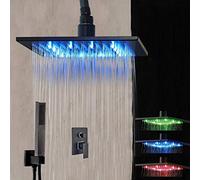 Led Ceiling Mounted Shower Head Faucet Oil Rubbed Bronze Hand Shower Sprayer-8,