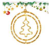 LED Christmas Decorations, Colorful Christmas Tree Lights, Window Silhouette Lights, Indoor Christmas Window Lights, Colorful LED Christmas Window Lights Tree Pendant Ornaments for Indoor, Outdoor