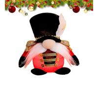LED Christmas GNOME - Figura de Soldado de luz de 6.5 Pulgadas para decoración navideña, diseño de baterías con Brillo cálido, decoración navideña para Sala de Estar, Chimenea, Dormitorio,