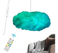 LED Cloud Lights - Lámpara de techo flotante de ensueño, decoración de brillo suave | Iluminación estética de habitación para adultos, diseño creativo y esponjoso, ambiente cómodo, accesorio de suspen